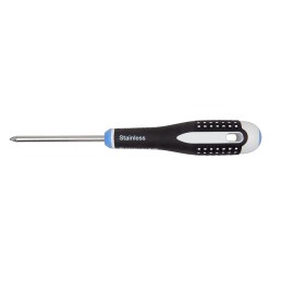 1 pcs - Bahco Pozidriv Screwdriver, PZ0 Tip, 60 mm Blade, 182 mm Overall
