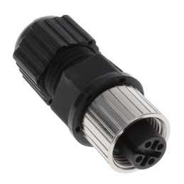 1 pcs : 1655005903-01 - M12 CONNECTOR 4P MALE
