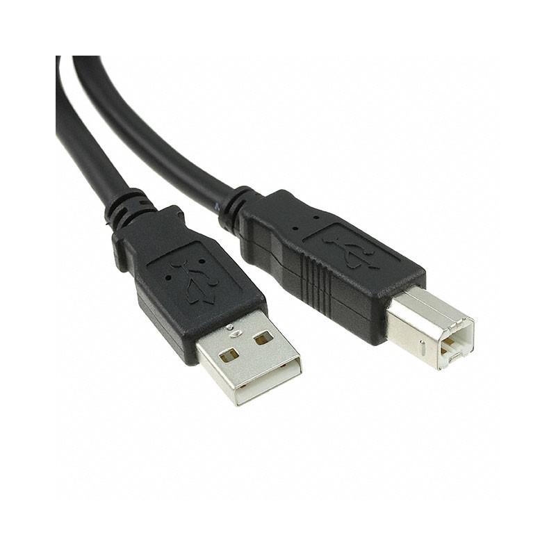 1 pcs : 301-9000-07 - NETWORKING USB CABLE A-B BLK 6FT