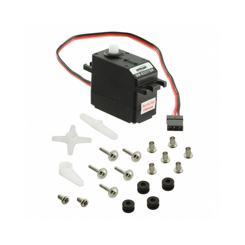 1 pcs : ROB-10189 - SERVOMOTOR RC 6V CONT ROTATION