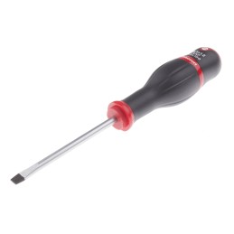 1 pcs - Facom Slotted Screwdriver, 6.5 x 1.2 mm Tip, 100 mm Blade, 220 mm Overall