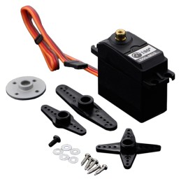 1 pcs : SER0019 - SERVOMOTOR RC 6V MET GEARED 15KG