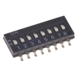 50 pcs - Omron 8 Way Surface Mount DIP Switch 8P