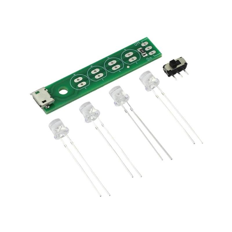 1 pcs : 2176 - KITRONIK USB LED STRIP KIT WITH