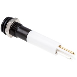 1 pcs - RS PRO White Panel Mount Indicator, 110V ac, 8mm Mounting Hole Size, IP67