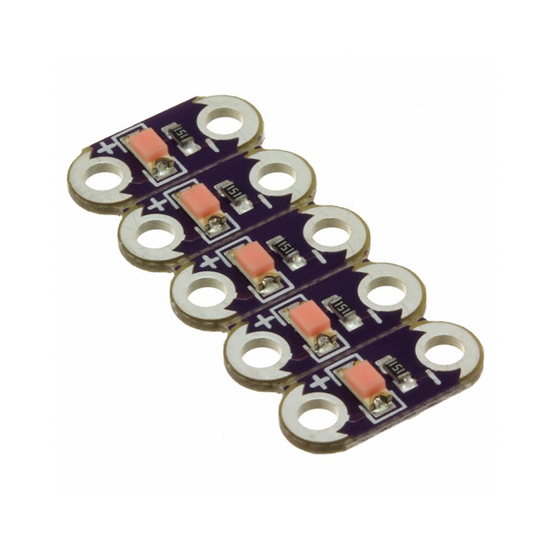 1 pcs : DEV-14010 - LILYPAD LED PINK (5PCS)