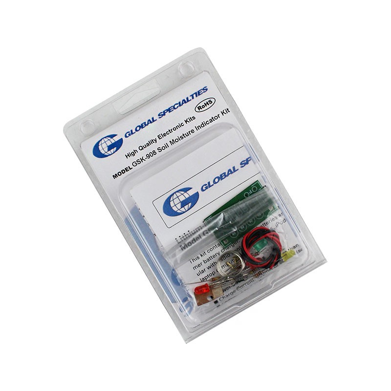 1 pcs : GSK-908 - SOIL MOISTURE INDICATOR KIT 4LED