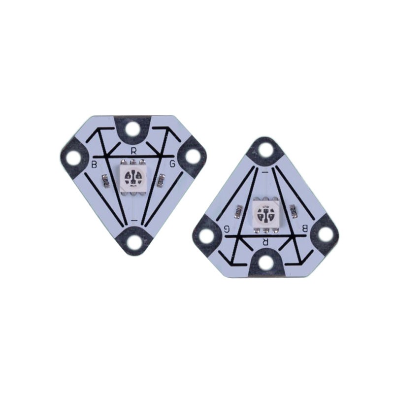 1 pcs : TEK005 - SEWABLE MULTICOLOUR LEDS