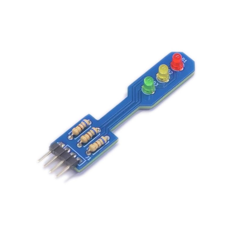 1 pcs : TLIGHT-PO3 - Traffic Lights (Pack of 3 lights