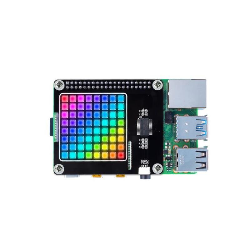 1 pcs : CN0336D - 8X8 RGB MATRIX KIT FOR RASPBERRY