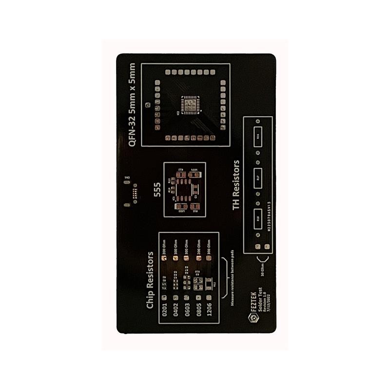1 pcs : FZSTB001 - SOLDER TEST BOARD, KIT, SMD, TH