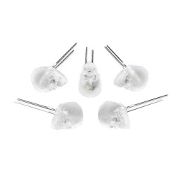 1 pcs : 5429 - LED COOL WHITE 8000K SKULL SHAPE