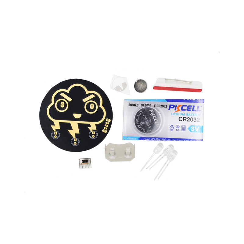 1 pcs : ASC-0001 - Angry Storm Cloud solder kit