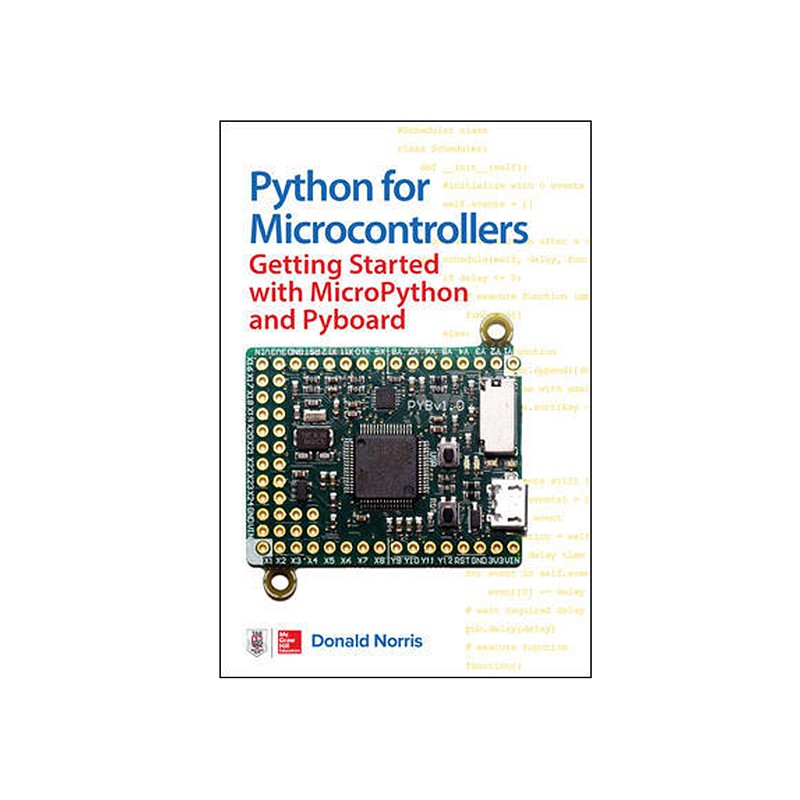 1 pcs : 1259644537 - BOOK: PYTHON FOR MICROCONTROLLRS