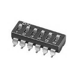 250 pcs - Omron 5 Way Surface Mount DIP Switch 5P