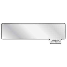 1 pcs : 596-00796 - PEEL-OFF PAINT SHIELD, UV STABLE