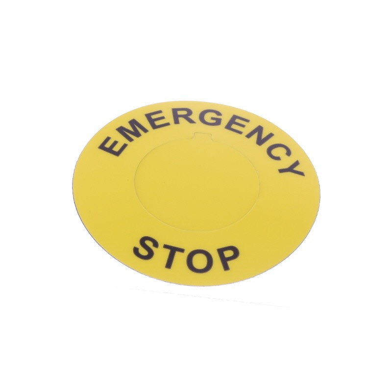 1 pcs : C235A8-30-ES - LABEL ELECTRL WARN 2.35'DIA