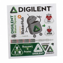1 pcs : 540-021 - DIGILENT STICKER SHEET