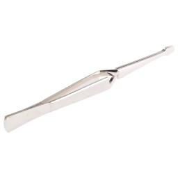 1 pcs - Bernstein 160 mm, Nickel Plated Steel, Serrated, Tweezers