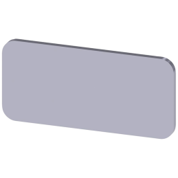 1 pcs : 3SU19000AC810AA0 - INSCR. PLATE, SILVER 12.5 X 27MM
