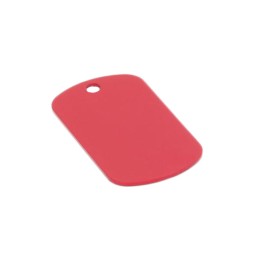 1 pcs : MT1009-RD - PRACTICE MATERIAL DOG TAGS RED