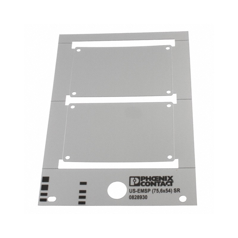 1 pcs : 0828930 - LABEL ID/RATINGS 2.95'X2.13' WHT