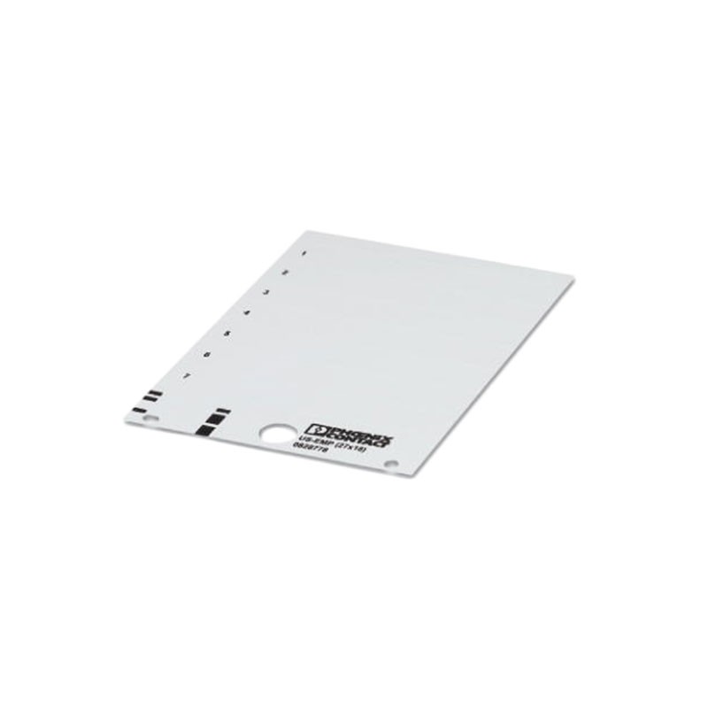 1 pcs : 0828775 - LABEL ID/RATINGS 1.06'X0.31' WHT