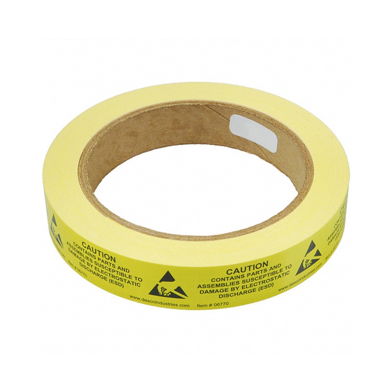 1 pcs : 06770 - SIGN ESD/STATIC 2'X0.75' 500PC