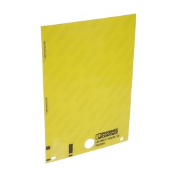 1 pcs : 0828909 - LABEL CARD YELLOW