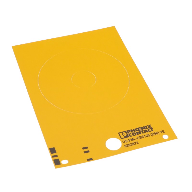 1 pcs : 0803872 - LABEL FOR MARKING EMERGENCY STOP