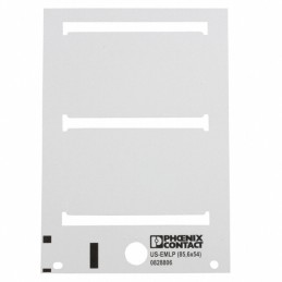 1 pcs : 0828806 - LABEL ID/RATINGS 3.35'X2.13' WHT