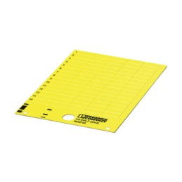 1 pcs : 0828883 - PLASTIC LABEL CARD YELLOW