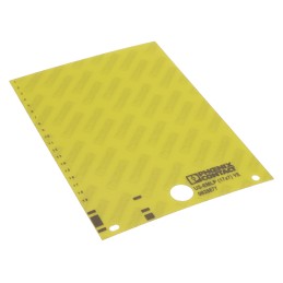 1 pcs : 0828877 - LABEL CARD YELLOW