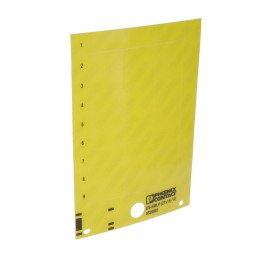 1 pcs : 0828893 - PLASTIC LABEL CARD YELLOW