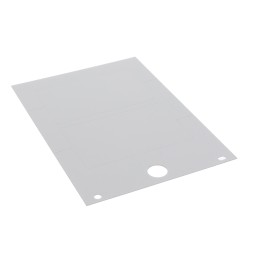 1 pcs : 0830992 - PLASTIC LABEL CARD WHITE UNLABEL