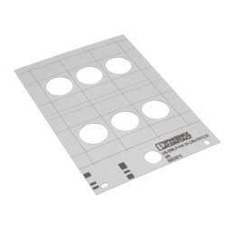 1 pcs : 0803875 - PLASTIC LABEL WITH BORE HOLE CAR