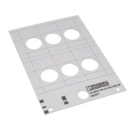 1 pcs : 0803877 - PLASTIC LABEL WITH BORE HOLE CAR