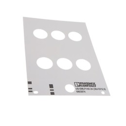 1 pcs : 0803874 - PLASTIC LABEL WITH BORE HOLE CAR