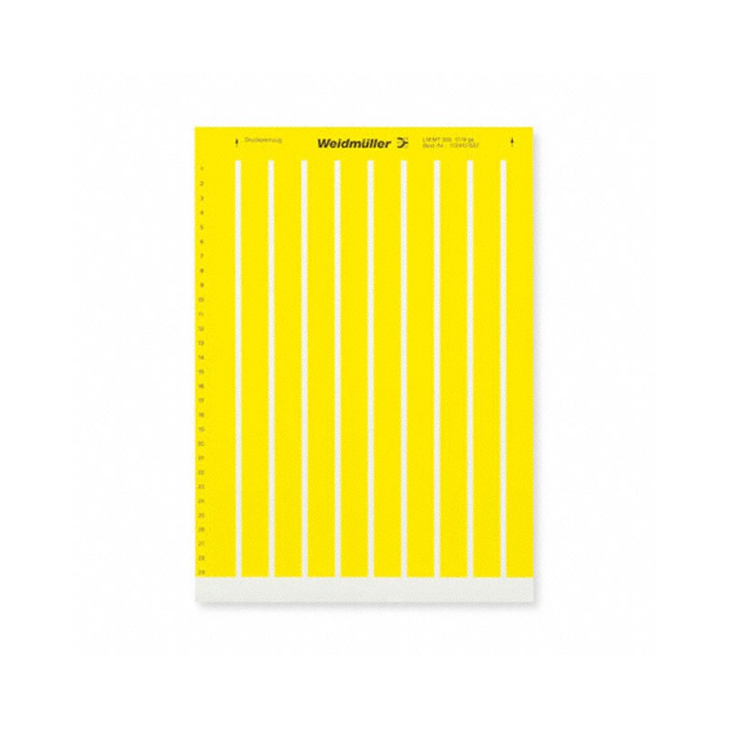 1 pcs : 1724151687 - LABEL ID/RATINGS 0.7'X0.35' YLLW