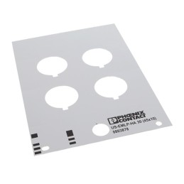 1 pcs : 0803878 - PLASTIC LABEL WITH BORE HOLE CAR