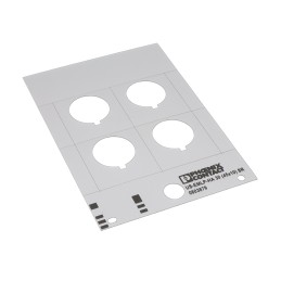 1 pcs : 0803879 - PLASTIC LABEL WITH BORE HOLE CAR