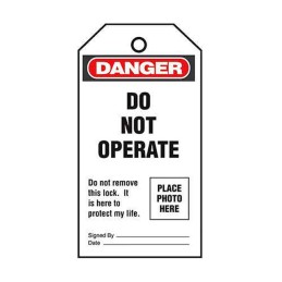 1 pcs : PST-3 - TAG ID/RATINGS 5.75'X3' 5PC