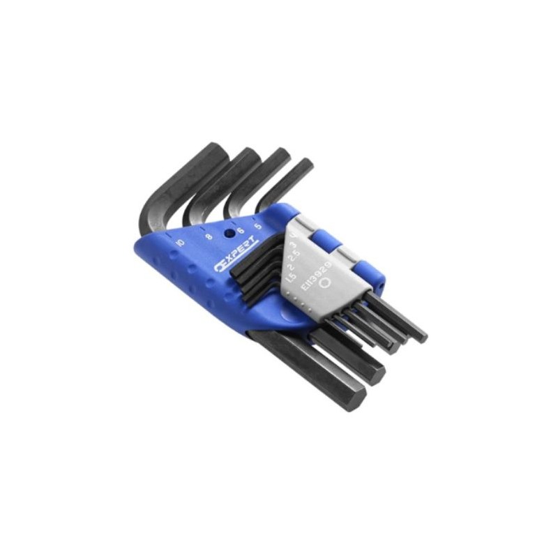 1 pcs - Expert by Facom 9 piece L Shape Metric Hex Key Set, 1.5 - 10mm