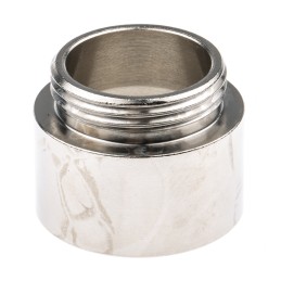 5 pcs - Lapp Cable Gland Adaptor, PG16 Exterior Thread, M25 Interior Thread, Nickel Plated Brass, SKINDICHT Series