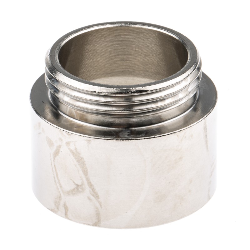 5 pcs - Lapp Cable Gland Adaptor, PG16 Exterior Thread, M25 Interior Thread, Nickel Plated Brass, SKINDICHT Series