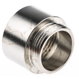 5 pcs - Lapp Cable Gland Adaptor, PG16 Exterior Thread, M25 Interior Thread, Nickel Plated Brass, SKINDICHT Series