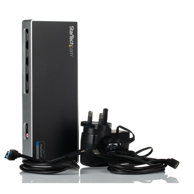 1 pcs - StarTech.com Dual Monitor 4K USB-C Docking Station with DisplayPort, HDMI - 6 x USB ports, USB C