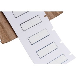 1 pcs - Brady B-342 PermaSleeve White Heatshrink Labels, 13.08mm Width, 8.51mm Height, 2000 Qty