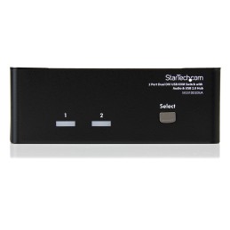 1 pcs - StarTech.com 2 Port Dual Monitor USB DVI KVM Switch, 3.5 mm Stereo 1920 x 1200 Maximum Resolution