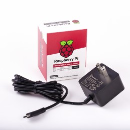 1 pcs - Raspberry Pi Power Supply, USB Type C with US Plug Type, 1.5m